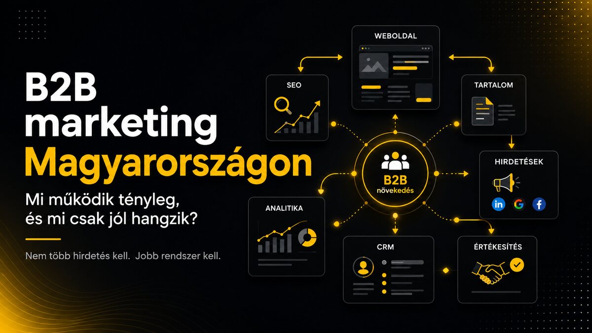 B2B marketing Magyarországon — rendszerszemléletű ügyfélszerzés | UP2Digital